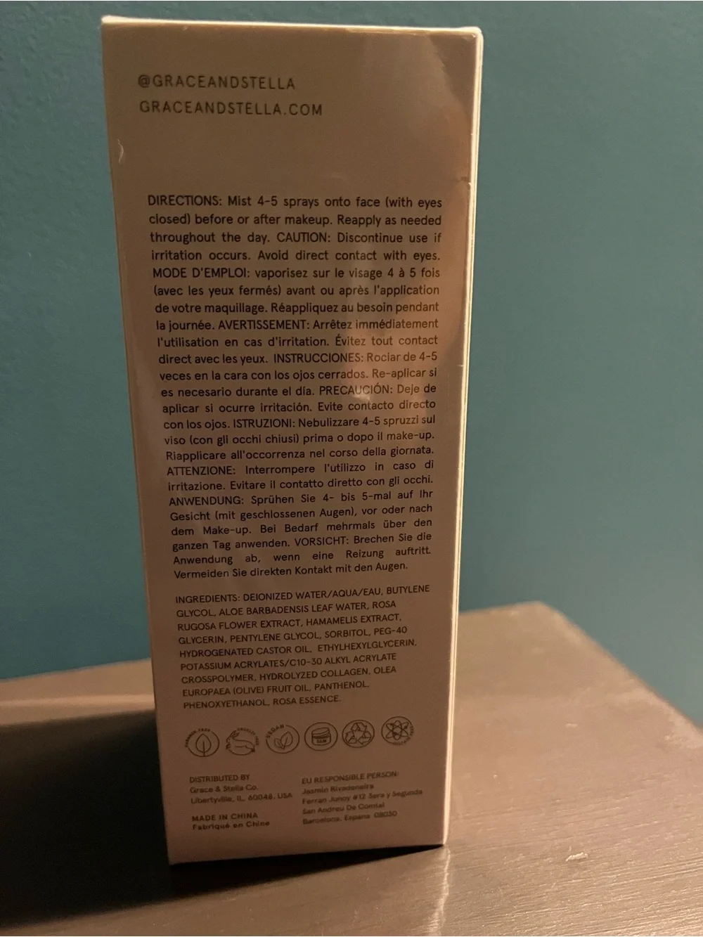 grace & stella Spray All Day - Cream Bottle